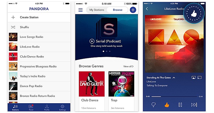 Pandora for iPhone