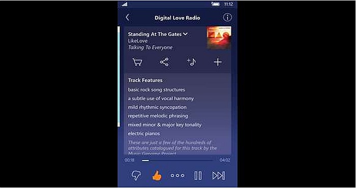 Pandora for Windows Phone